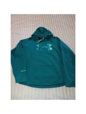 Under Armour Hoodie Sweater Women's Size Medium Teal Long Sleeves Spring Clothes